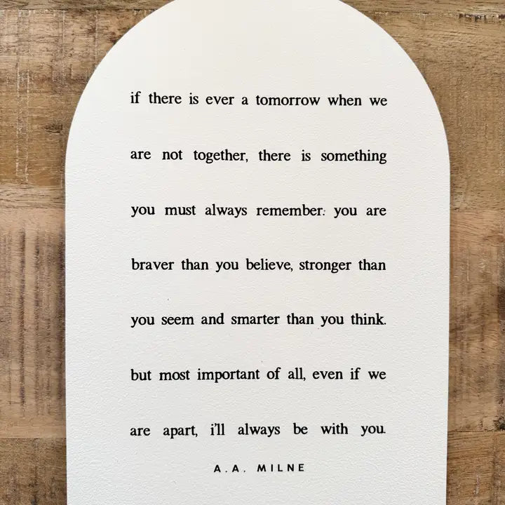 If There Is Ever A Tomorrow Arch | Nursery Decor