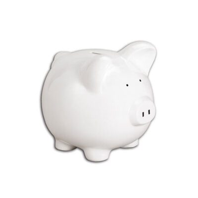 White Piggy Bank