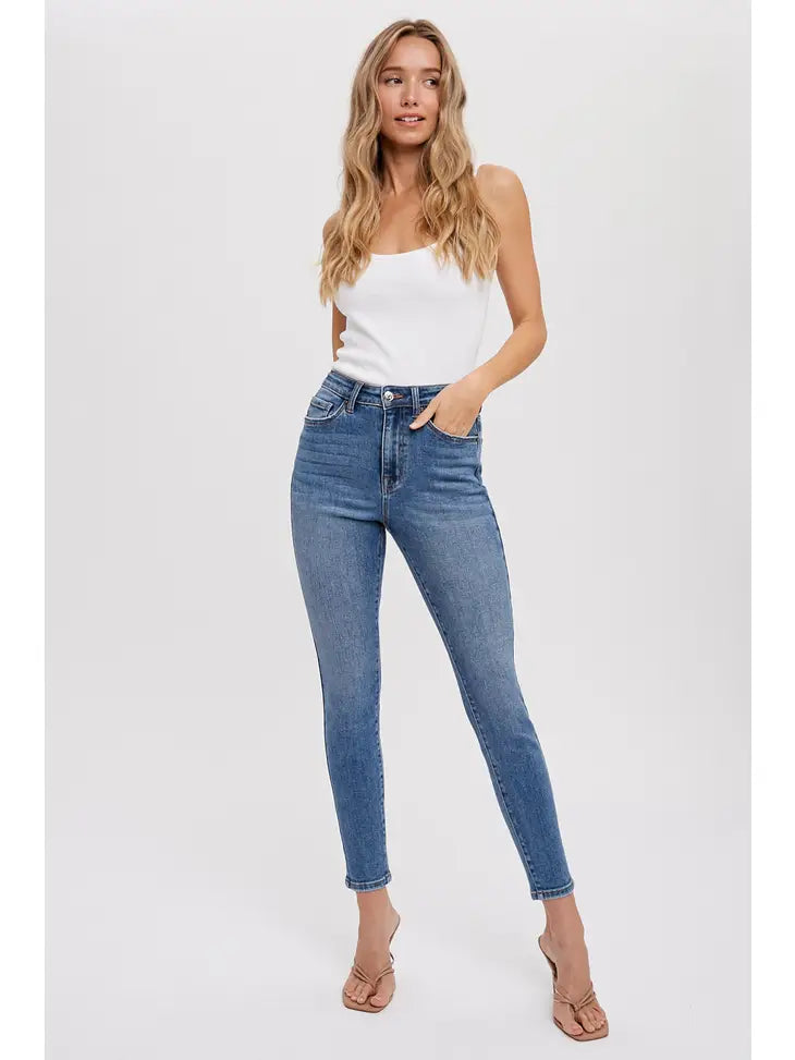 Mid-Rise Skinny Jeans