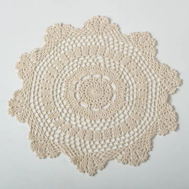 Crochet Lace Doily - Set of 4