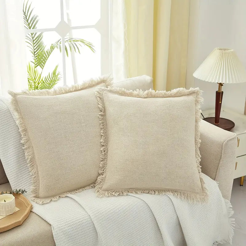 Linen Throw Pillow