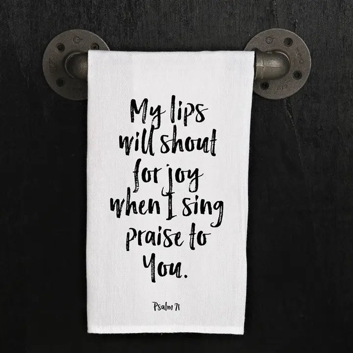 Psalm 71 Kitchen Towel