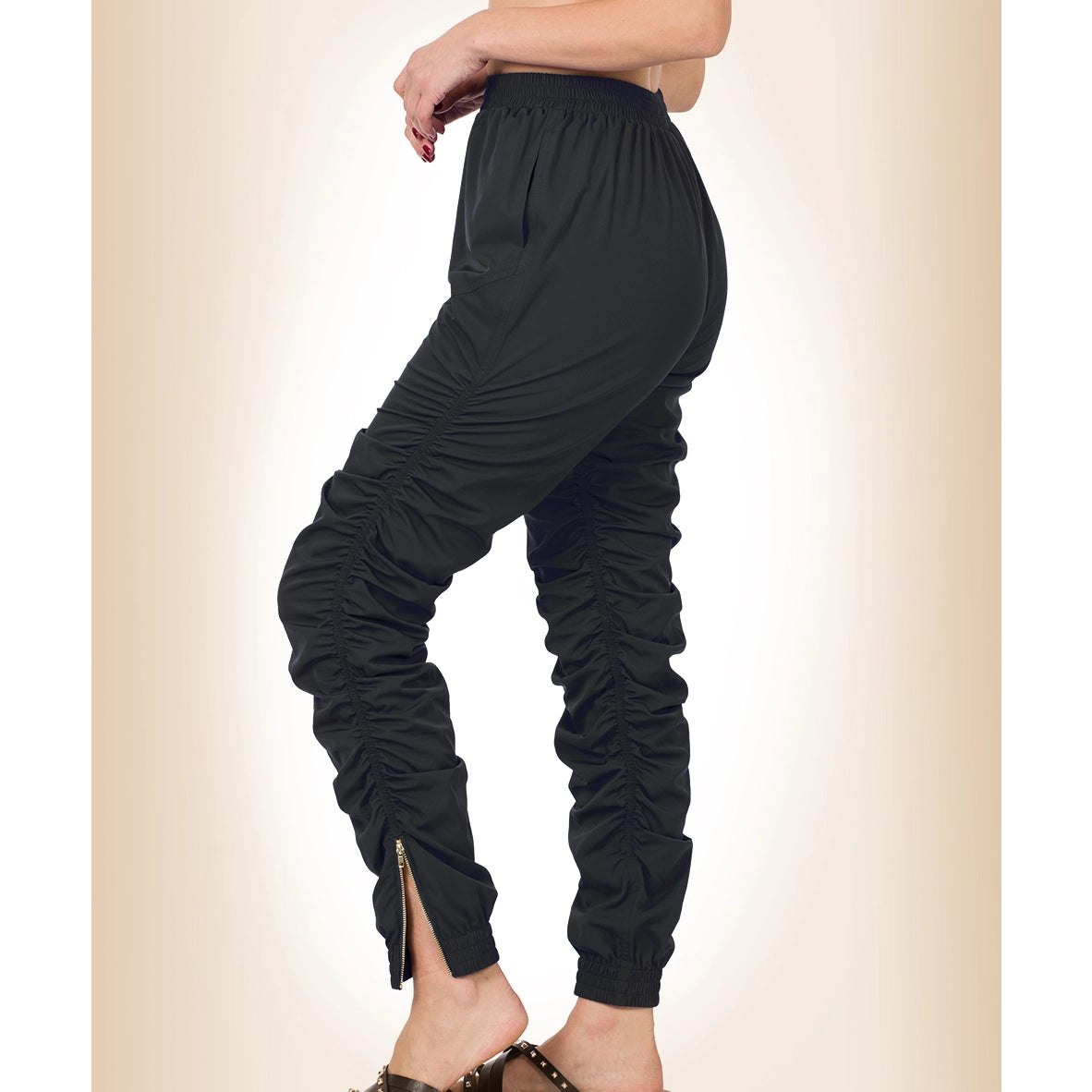 Elastic Waist Jogger With Pockets