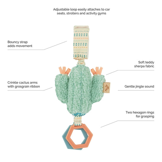 Cactus Attachable Travel Toy