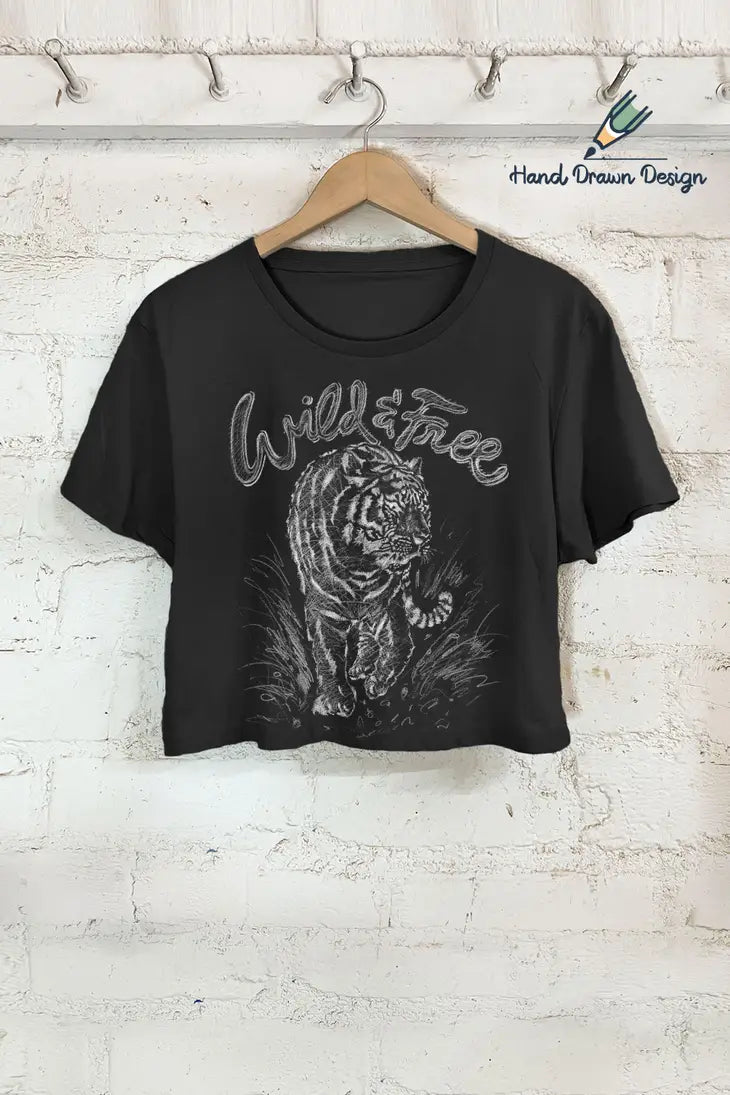 Wild & Free Crop Tee