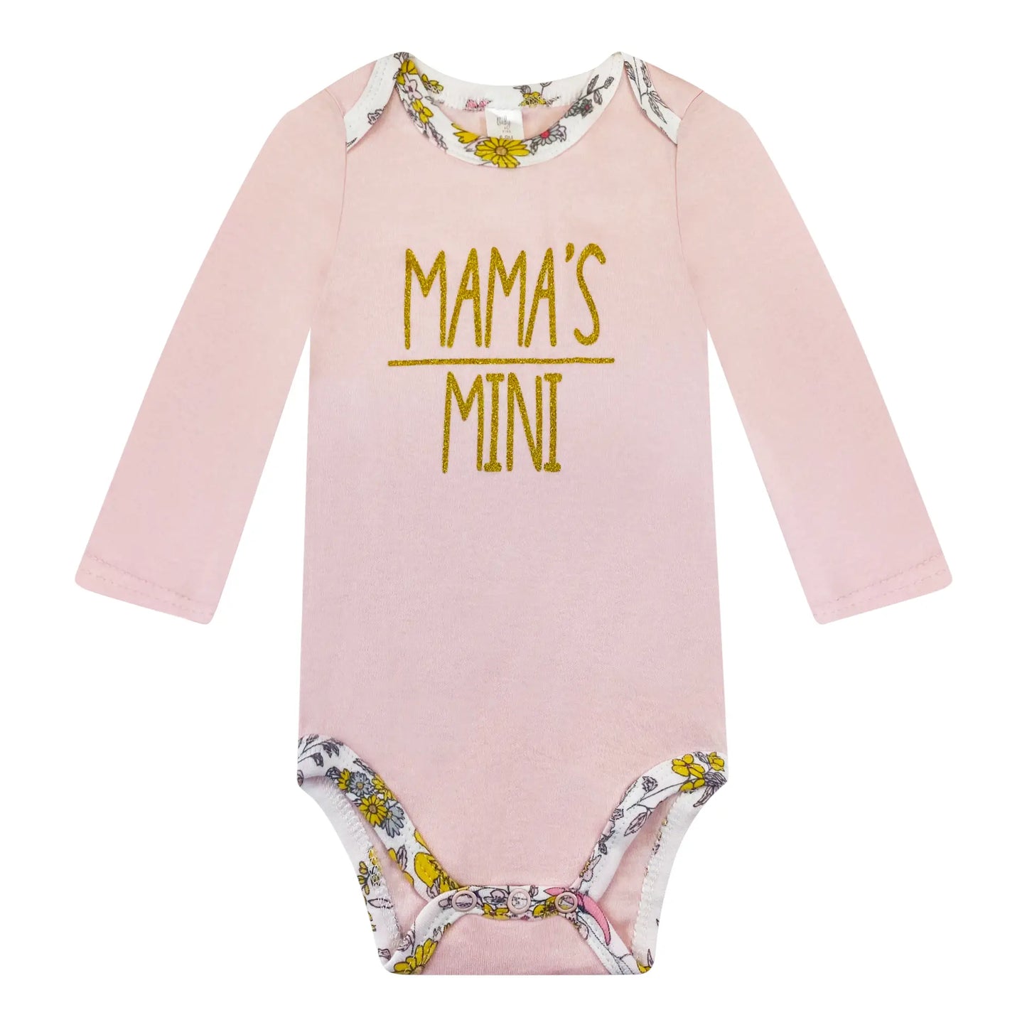 3PK Long Sleeve Bodysuits - Mama's Mini