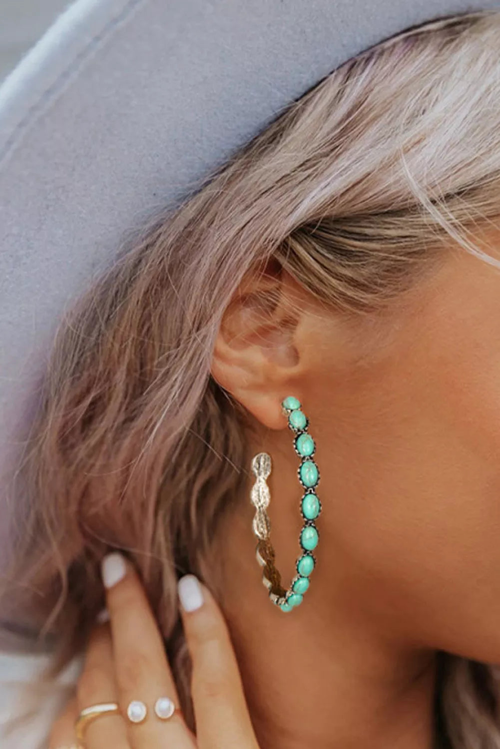 Retro Turquoise Earrings